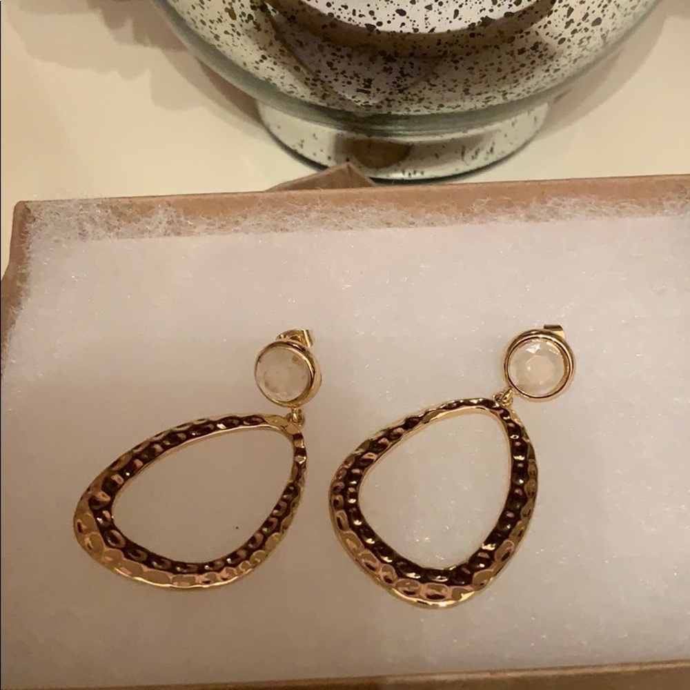 Gold plated earrings